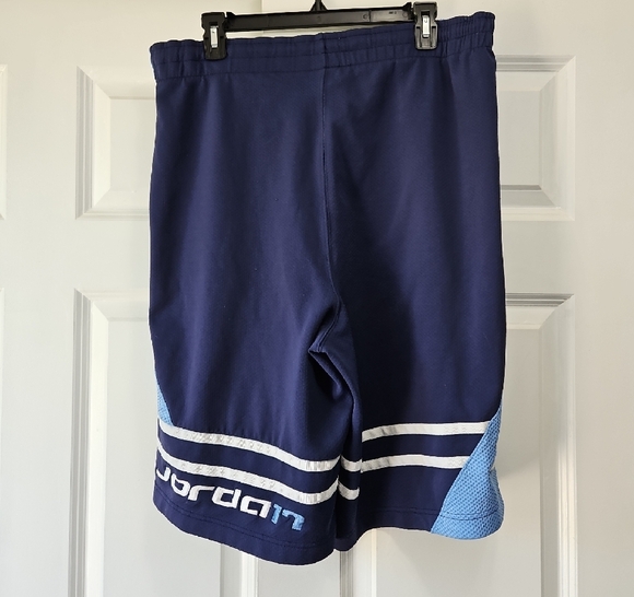 Jordan Blue Athletic Shorts with Performance Fit - Picture 1 of 5